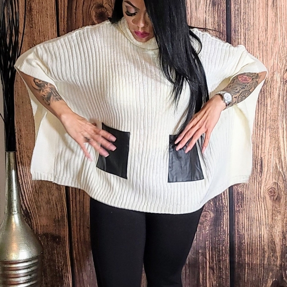 COPY - Fashion Cream Sweater - Picture 2 of 5